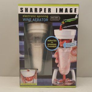 Wine Aerator by SHARPER IMAGE Electronic Spinning Wine Aerator 🆕